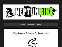 Tablet Screenshot of neptunbike.com